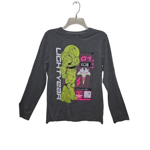 Disney Pixar Buzz Lightyear Boys Long Sleeve Graphic Tee Shirt Size XL NWT - Picture 4 of 12
